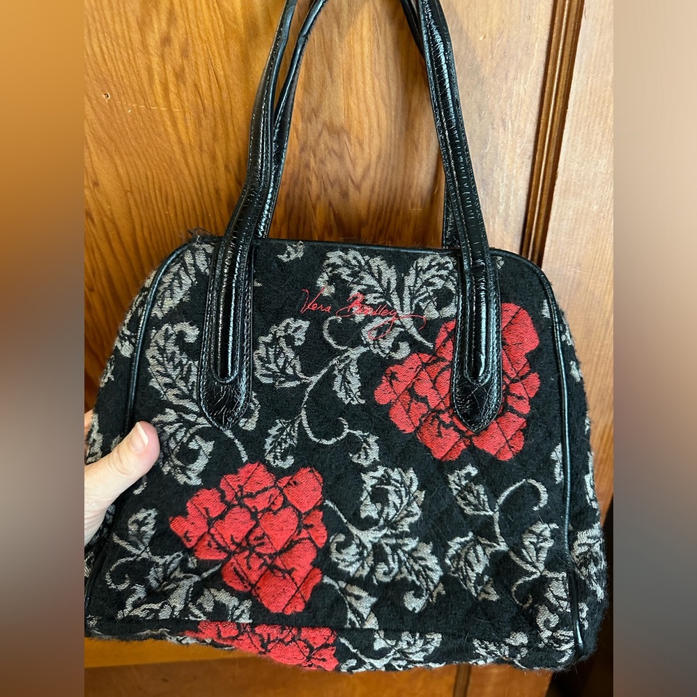 Vintage Vera Bradley Purse Rose Jacquard